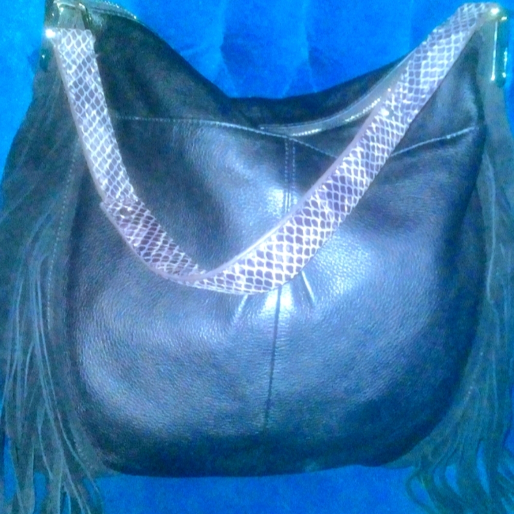 B. Makowsky Fringe Shoulder Bag